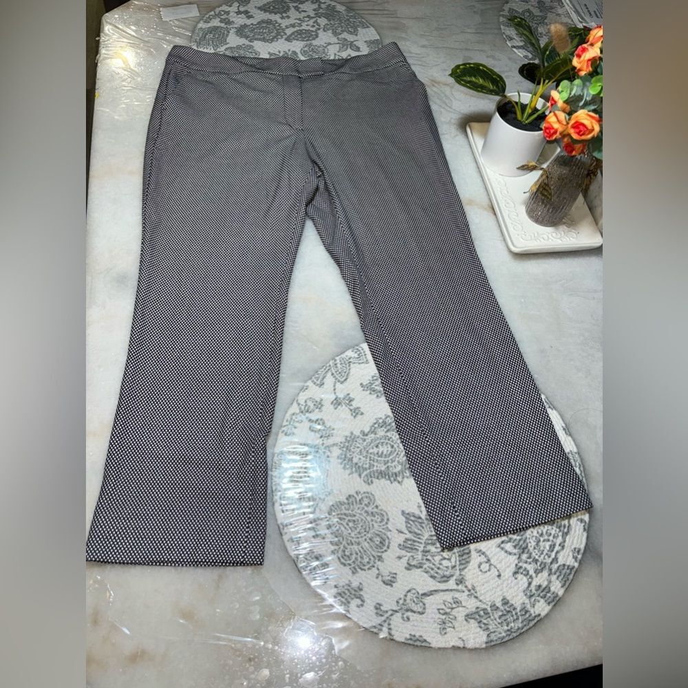 ANN Taylor Formal and casual trousers with small checkered print,